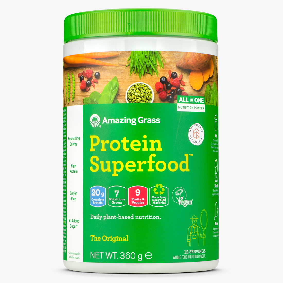 Amazing Grass - Protein Superfood - Augu spēks - TRUFIT.eu