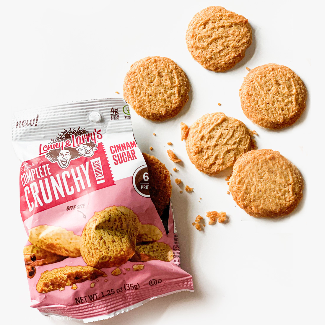 Lenny & Larry's - The Complete Crunchy Cookies Mini Bag - Vegan protein ...