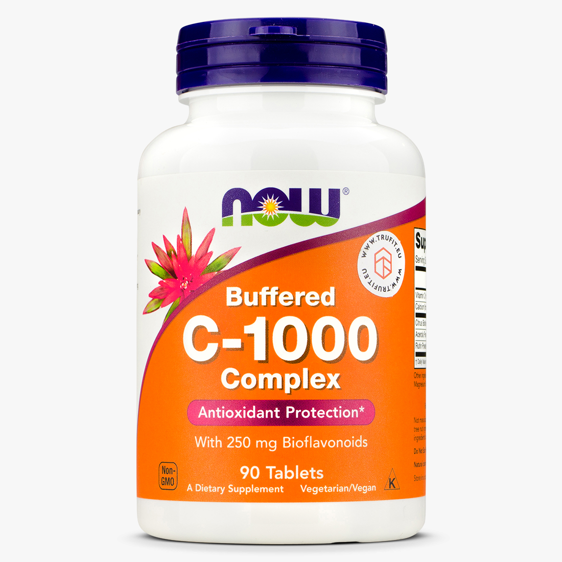 Now Foods Buffered Vitamin C Complex Antioksidantu Aizsardz Ba