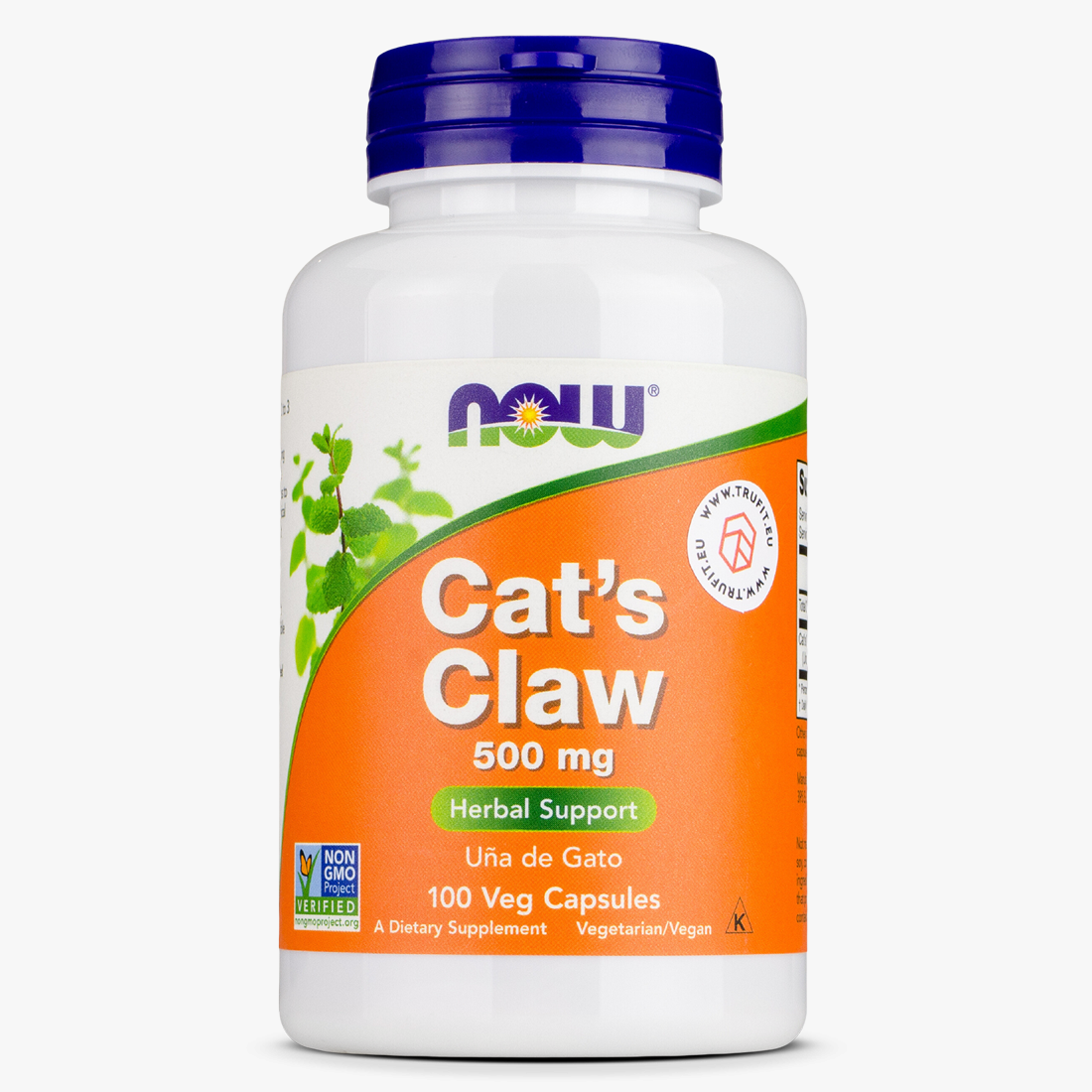 Now Foods Cat's Claw 500 mg Herbal support TRU·FIT