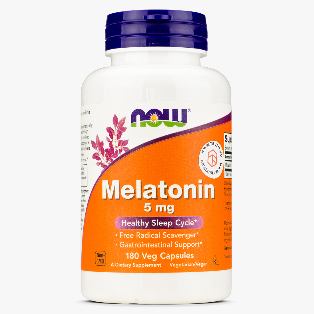 Now Foods - Melatonin 5 mg - Healthy sleep cycle - TRUFIT.eu