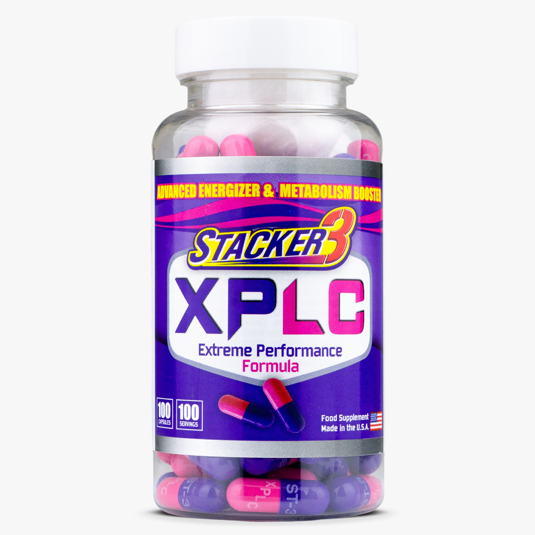 Stacker 3 XPLC 20ct Bottles x 12 = 240 capsules
