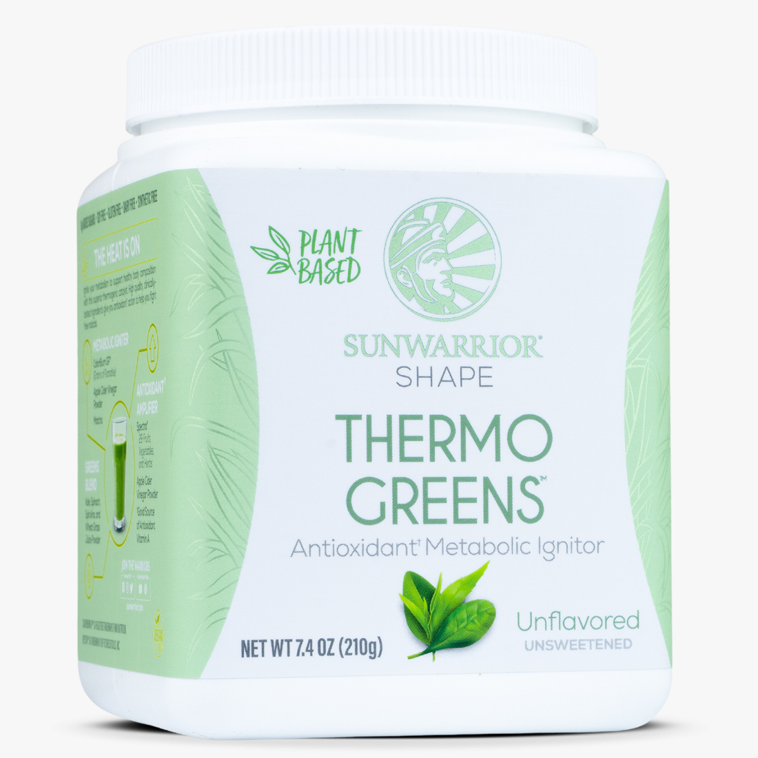 Sunwarrior Thermo Greens Unflavored, 7.4 oz