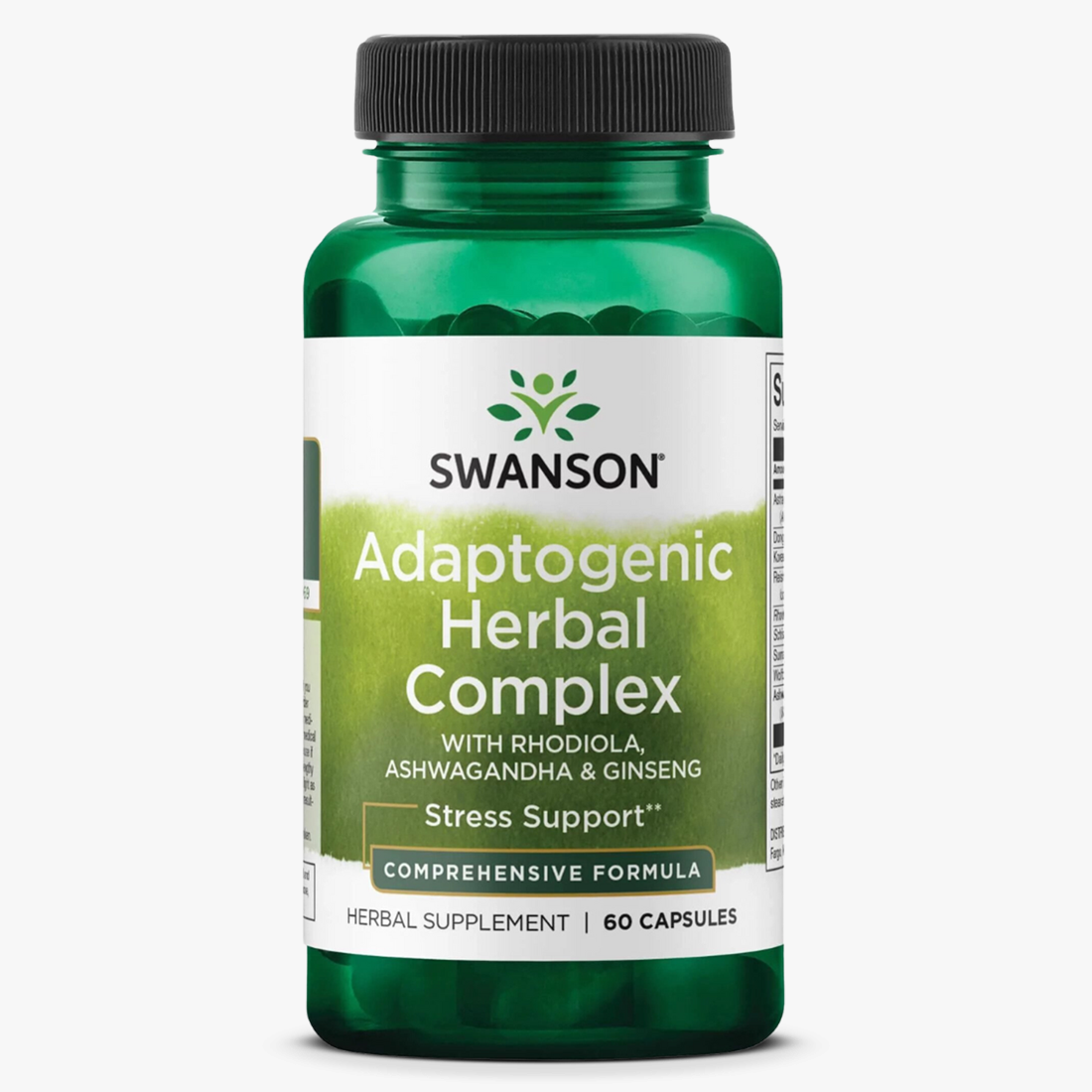 Swanson Adaptogenic Herbal Complex Stress Support TRUFIT Eu   Copyright Www.trufit.eu 1100 Swanson Adaptogen Herbal Complex 60caps Image 1 