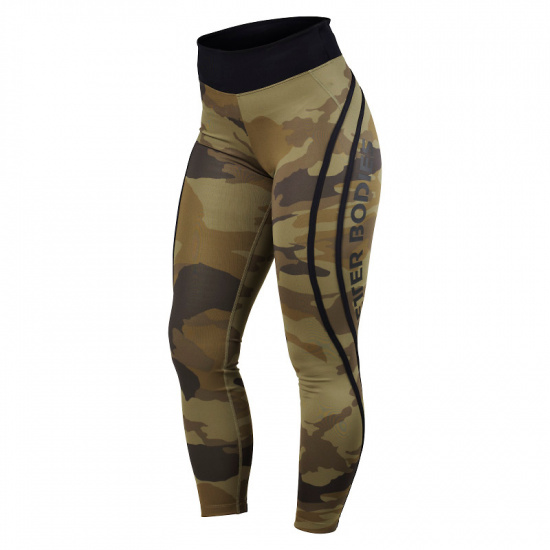 Better Bodies - Camo High Tights - Women's training tights - TRU·FIT