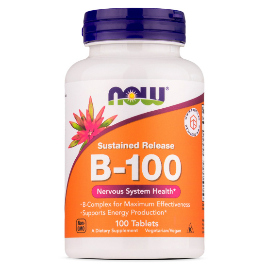 Now Foods - Vitamin B-100 Sustained Release Tablets