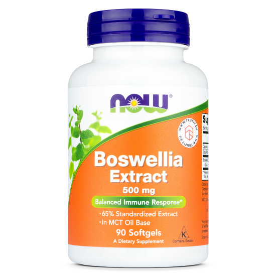 Now Foods - Boswellia Extract 500 mg Softgels