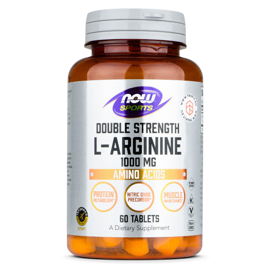 Now Foods - L-Arginine 1000 mg Double Strength Tablets