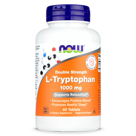 Now Foods - L-Tryptophan 1000 mg Tablets