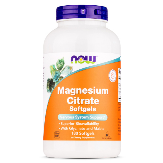 Now Foods - Magnesium Citrate Softgels