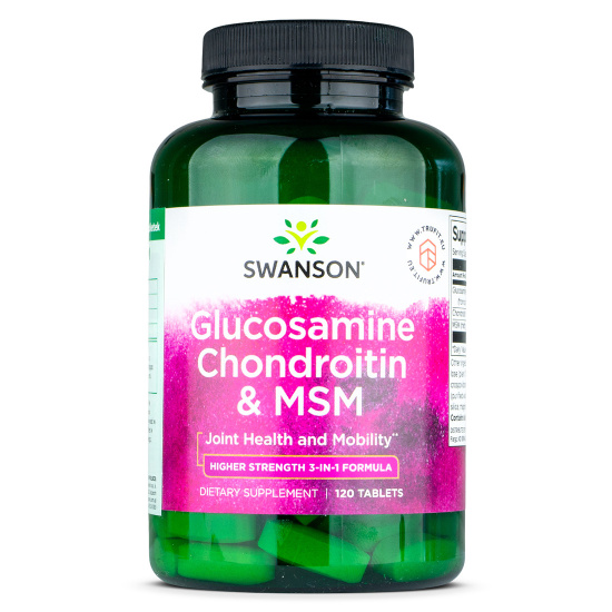 Swanson - Glucosamine Chondroitin & MSM Higher Strength